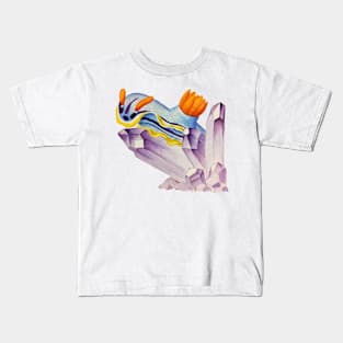 Nudibranch on a Crystal Kids T-Shirt